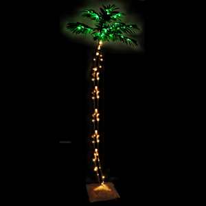 Palma se 196 teplými bílými LED diodami 300 cm - obrázek 3