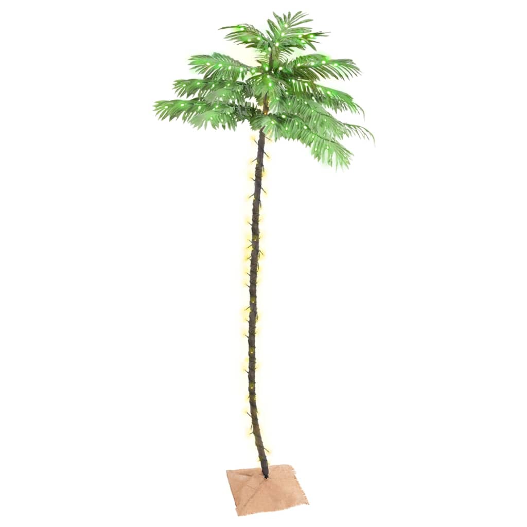 Palmier LED 252 LED Blanc Chaud 400 Cm Sapin De No l