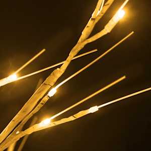 Bílá bříza 672 teplých bílých LED diod 400 cm - obrázek 4