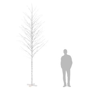 Bílá bříza 672 teplých bílých LED diod 400 cm - obrázek 7