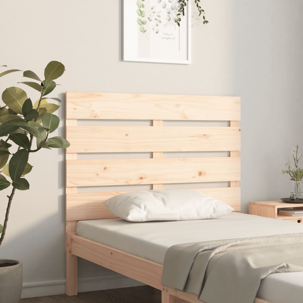 vidaXL Wezgłowie łóżka, 100x3x80 cm, lite drewno sosnowe