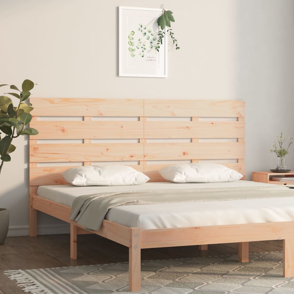 vidaXL Tăblie de pat, 140x3x80 cm, lemn masiv de pin