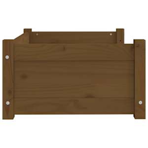 Pelíšek pro psy medově hnědý 65,5x50,5x28 cm masivní borovice - obrázek 6
