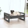 Hondenmand 55,5x45,5x28 cm massief grenenhout wit kopen