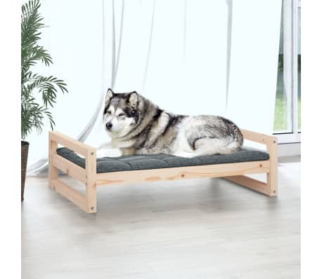 vidaXL Hundebett 105,5x75,5x28 cm Massivholz Kiefer