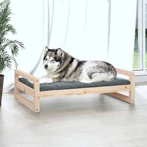 vidaXL Hundebett 105,5x75,5x28 cm Massivholz Kiefer