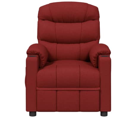 vidaXL Relaxsessel Weinrot Stoff