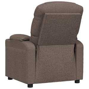 Polohovací křeslo taupe textil - obrázek 5