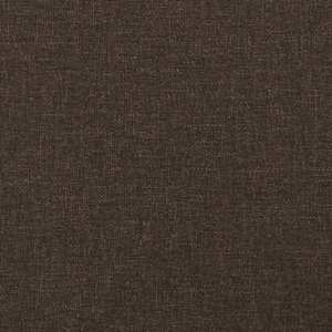 Masážní křeslo tmavě hnědé textil - obrázek 8