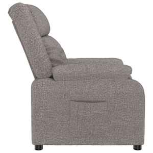 Polohovací křeslo taupe textil - obrázek 4