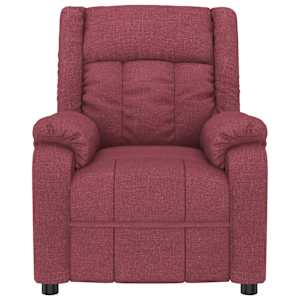 Masážní křeslo vínové textil - obrázek 3