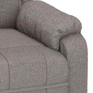 Masážní křeslo taupe textil - obrázek 7