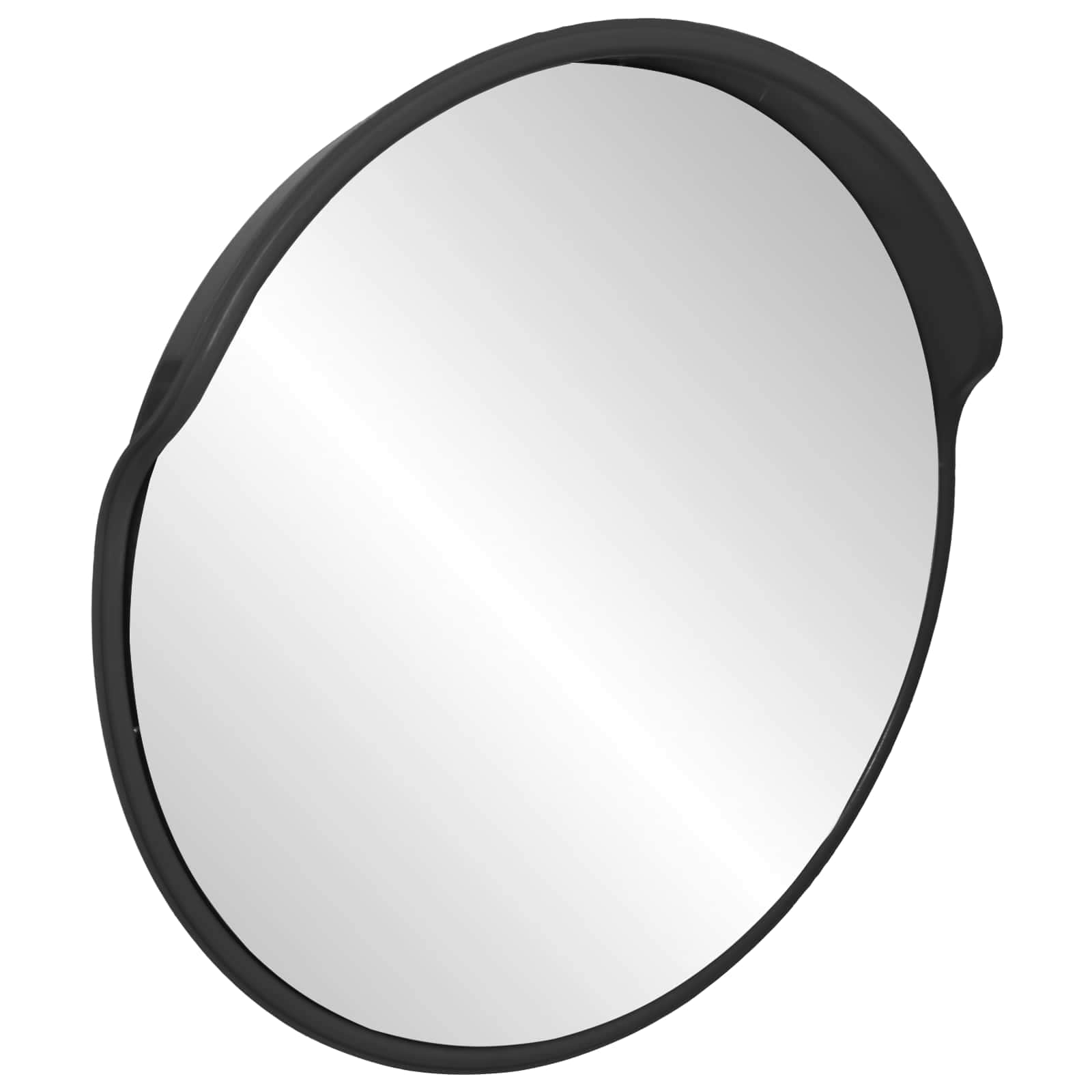 Ulkokäyttöön tarkoitettu kupera liikennepeili musta Ø45 cm polykarbonaatti - Image 3