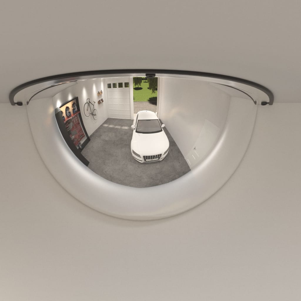 Miroirs de circulation en demi-dôme 2 pcs Ø60 cm Acrylique