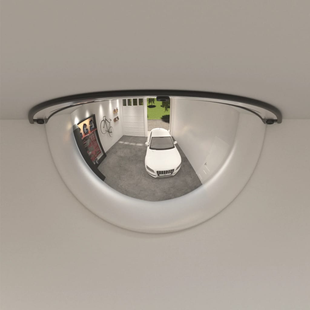 Oglinzi de trafic jumătate de cupolă, 2 buc., Ø30 cm, acril