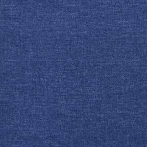 Masážní herní židle černá a modrá textil - obrázek 13