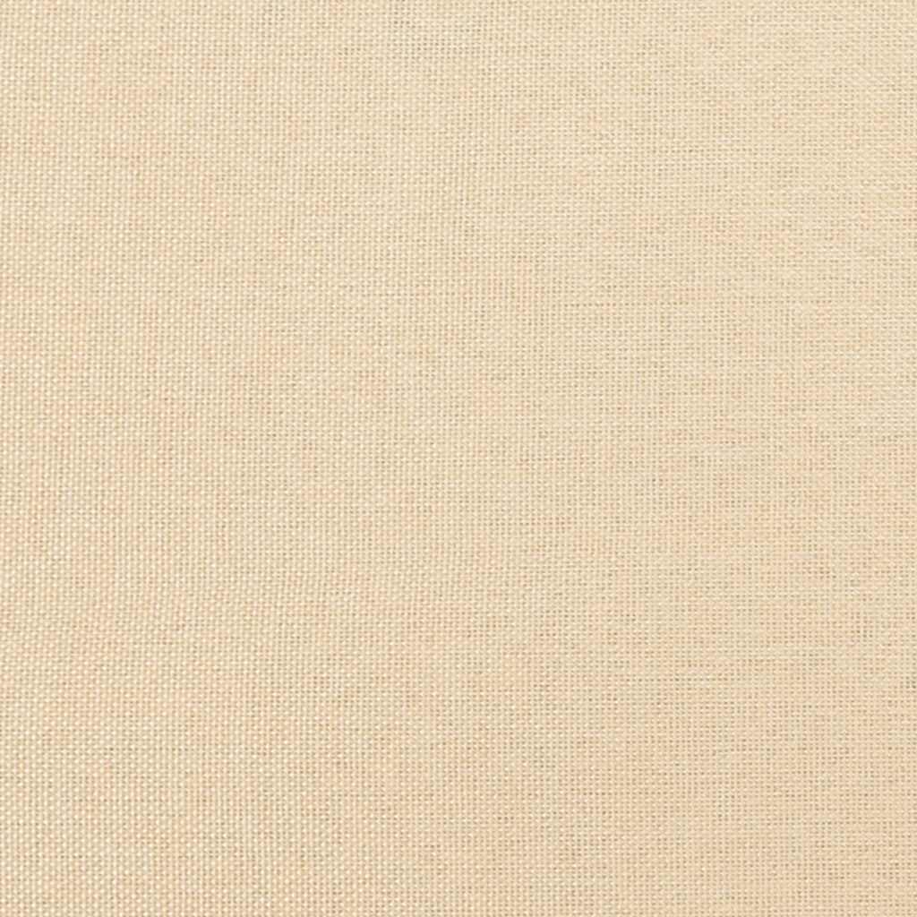 Masážní herní židle s podnožkou černá a krémová textil - obrázek 14