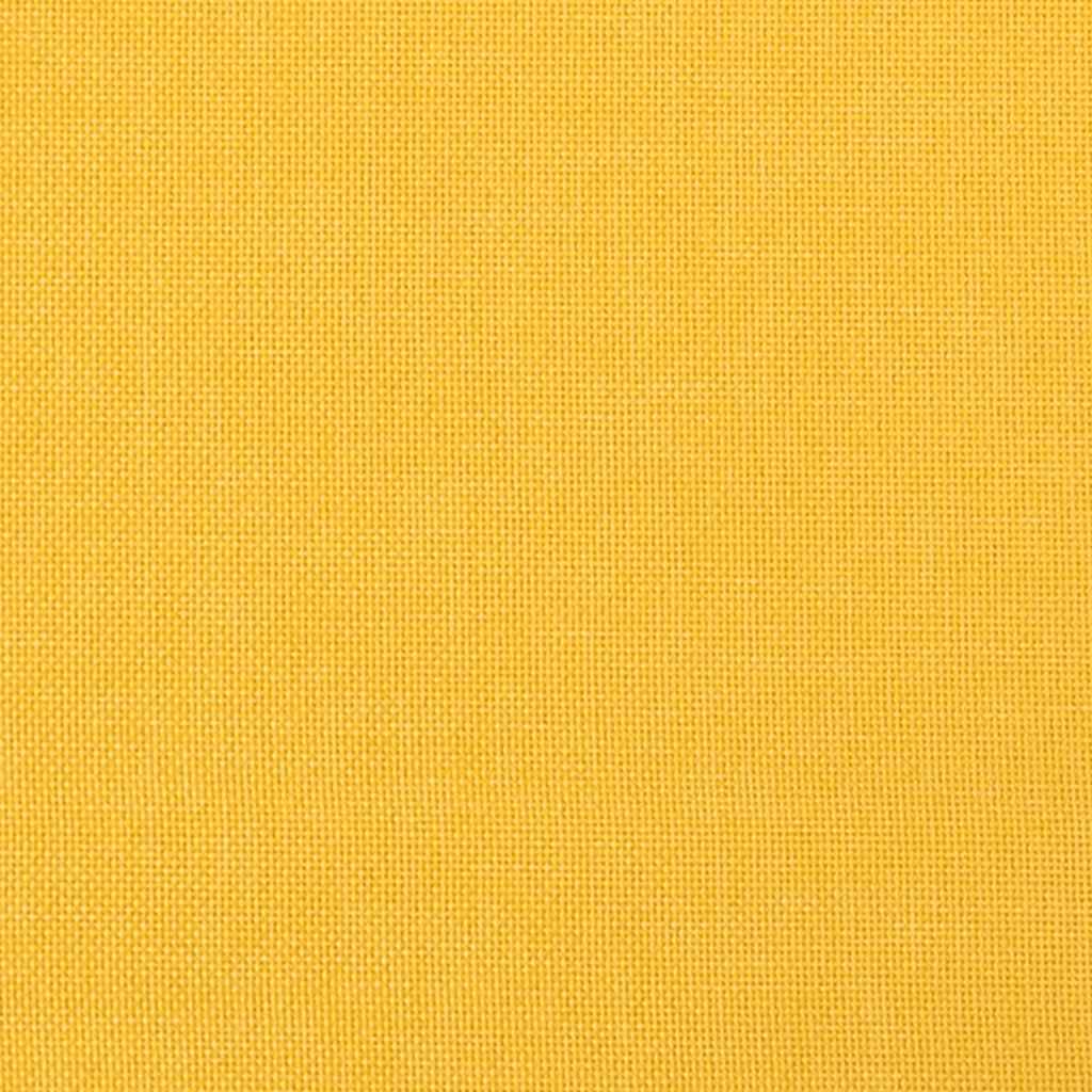 Masážní herní židle s podnožkou černá a žlutá textil - obrázek 14