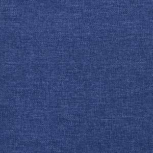 Masážní herní židle černá a modrá textil - obrázek 13