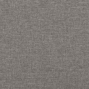 Masážní herní židle s podnožkou černá a světle šedá textil - obrázek 14