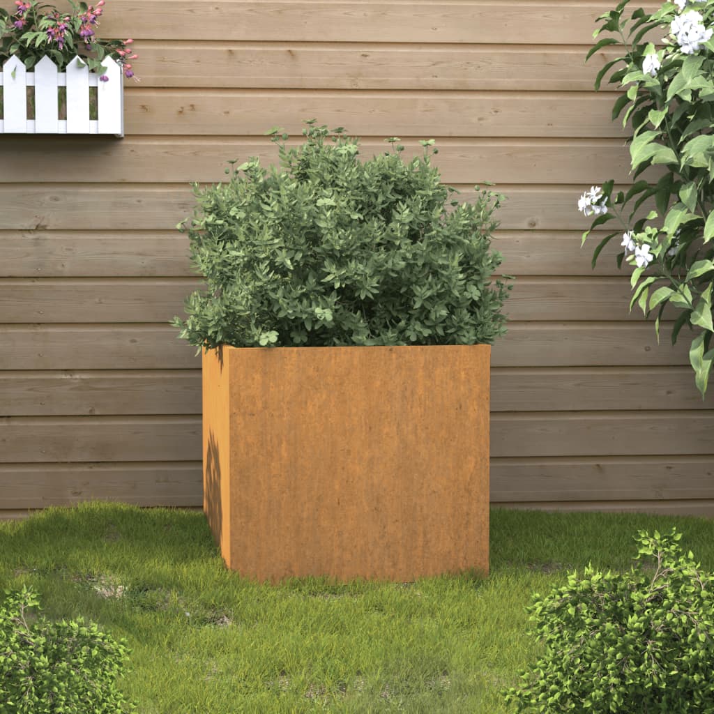 vidaXL Lovelis, 32x30x29cm, Corten plienas 821547