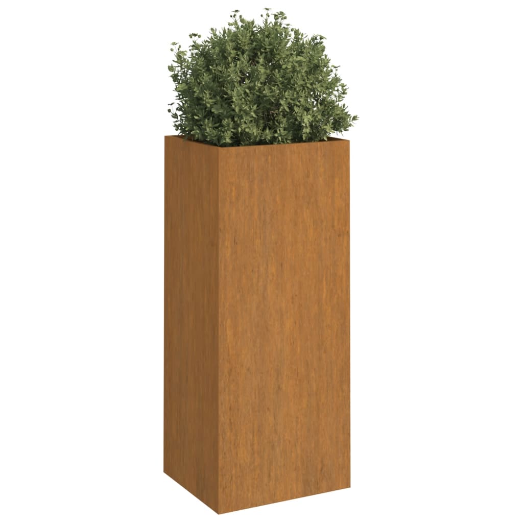 vidaXL Plantenbak 32x29x75 cm cortenstaal afbeelding
