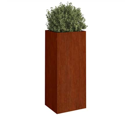 Jardinière Bac à Fleurs En Acier Corten VidaXL - Pour Terrasse Et Jardin - Neuf