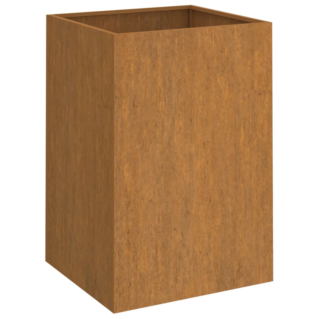 vidaXL Truhlík 42x38x75 cm cortenová ocel