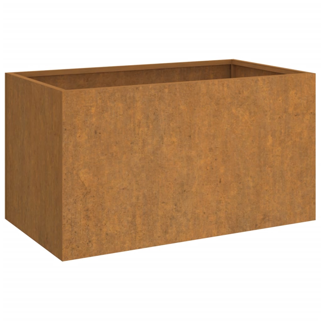 vidaXL Truhlík 62x40x39 cm cortenová ocel