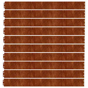 Okraj trávníku 10 pcs 10 x 103 cm Povětrnostně odolná ocel - obrázek 4