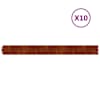 vidaXL murupiirded 10 tk, 10x103 cm, painduv Corten teras