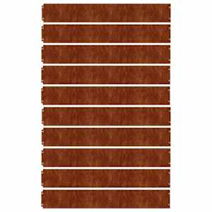 Okraj trávníku 10 pcs 15 x 103 cm Povětrnostně odolná ocel - obrázek 4