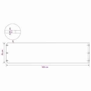 Okraj trávníku 10 pcs 25 x 103 cm Povětrnostně odolná ocel - obrázek 11