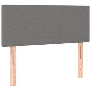 vidaXL voodiraam peats, tumehall, 80x5x78/88 cm, kangas