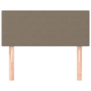 Čelo postele taupe 80 x 5 x 78/88 cm textil - obrázek 3