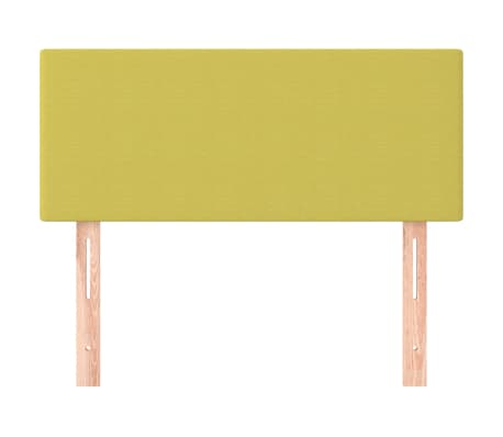 vidaXL gultas galvgalis, 80x5x78/88 cm, zaļ&scaron; audums