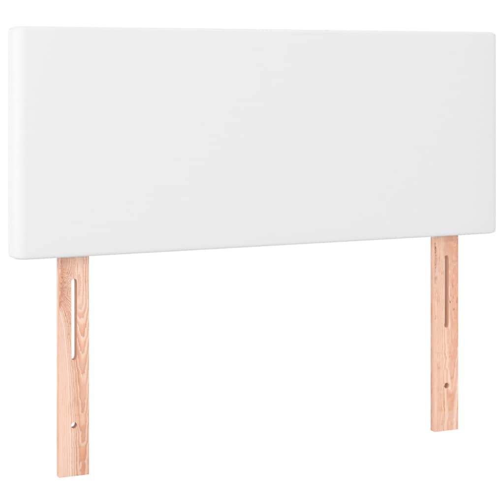 vidaXL Hoofdbord 80x5x78/88 cm kunstleer wit, foto 3