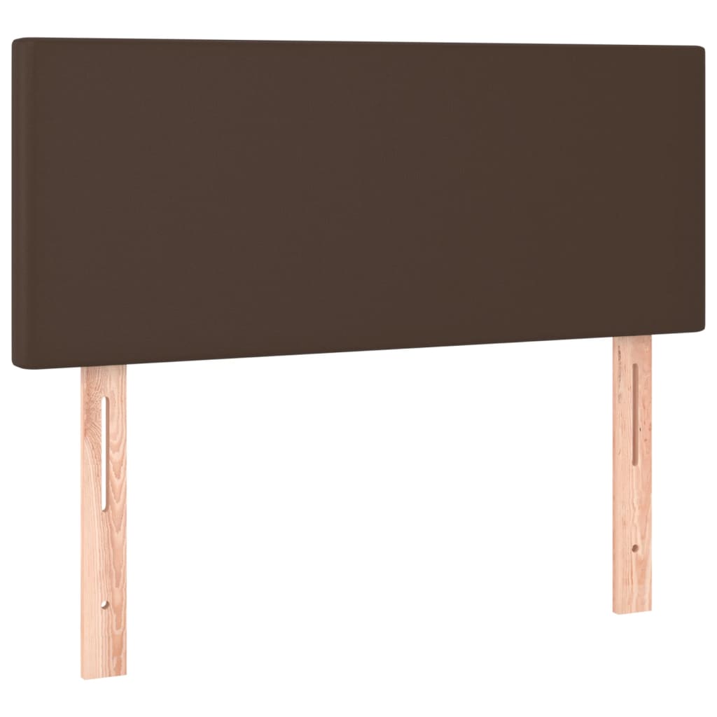 vidaXL Čelo postele hnědé 80 x 5 x 78/88 cm umělá kůže