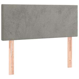 vidaXL voodipeats, helehall, 80x5x78/88 cm, samet