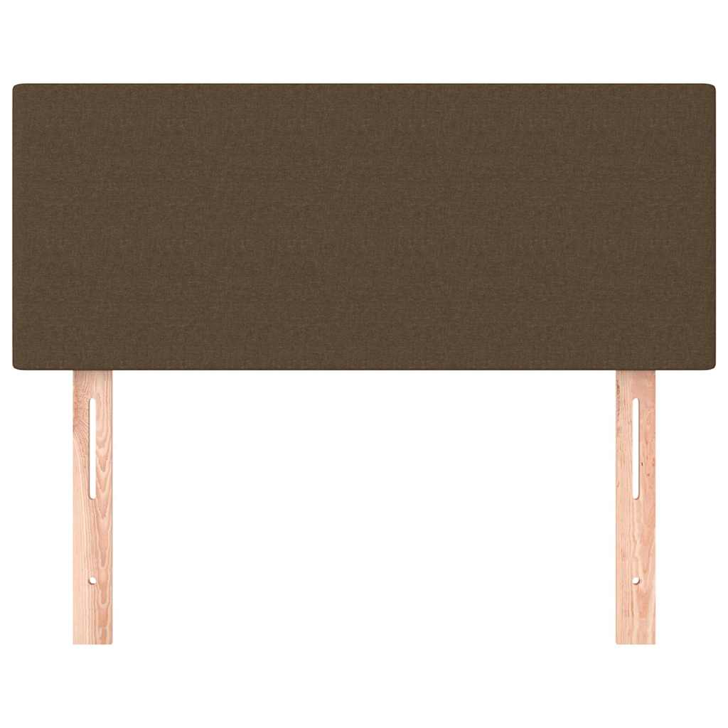 vidaXL Hoofdbord 90x5x78/88 cm stof donkerbruin bruin, foto 2