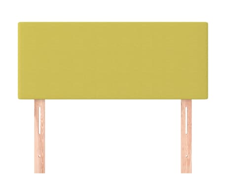 vidaXL Горна табла за легло, зелена,90x5x78/88 см, плат