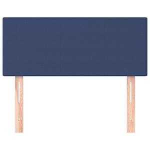 Čelo postele modré 100x5x78/88 cm textil - obrázek 3