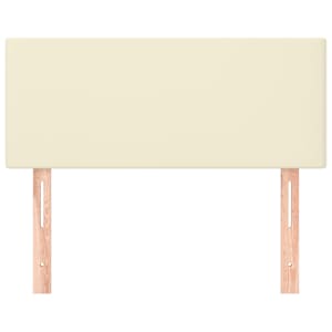 Čelo postele krémové 100x5x78/88 cm umělá kůže - obrázek 3
