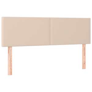 Čela postele 2 ks cappuccino 72 x 5 x 78/88 cm umělá kůže - obrázek 2
