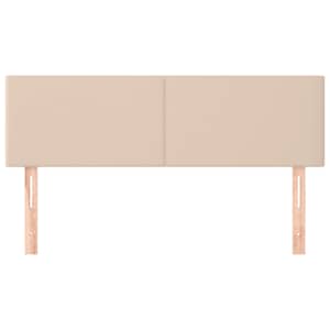 Čela postele 2 ks cappuccino 72 x 5 x 78/88 cm umělá kůže - obrázek 3