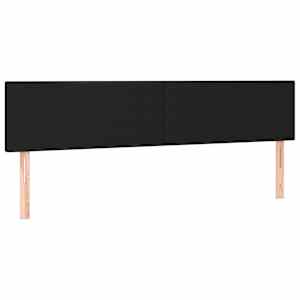 vidaXL voodipeatsid, must, 160x5x78/88 cm, kangas
