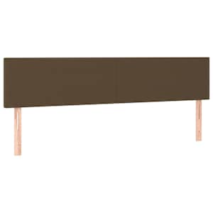 vidaXL voodipeatsid, tumepruun, 160x5x78/88 cm, kangas