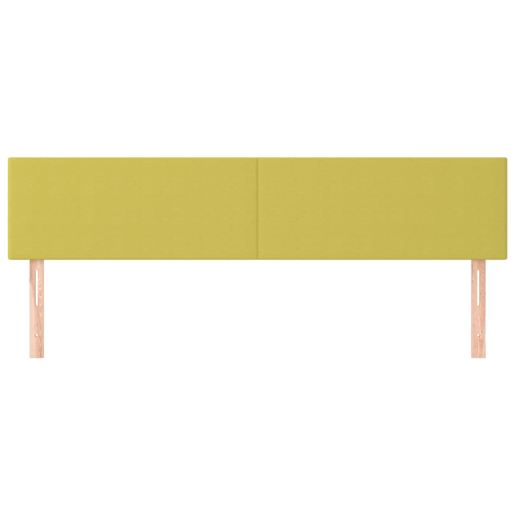 vidaXL Hoofdborden 2 st 80x5x78/88 cm stof zwart