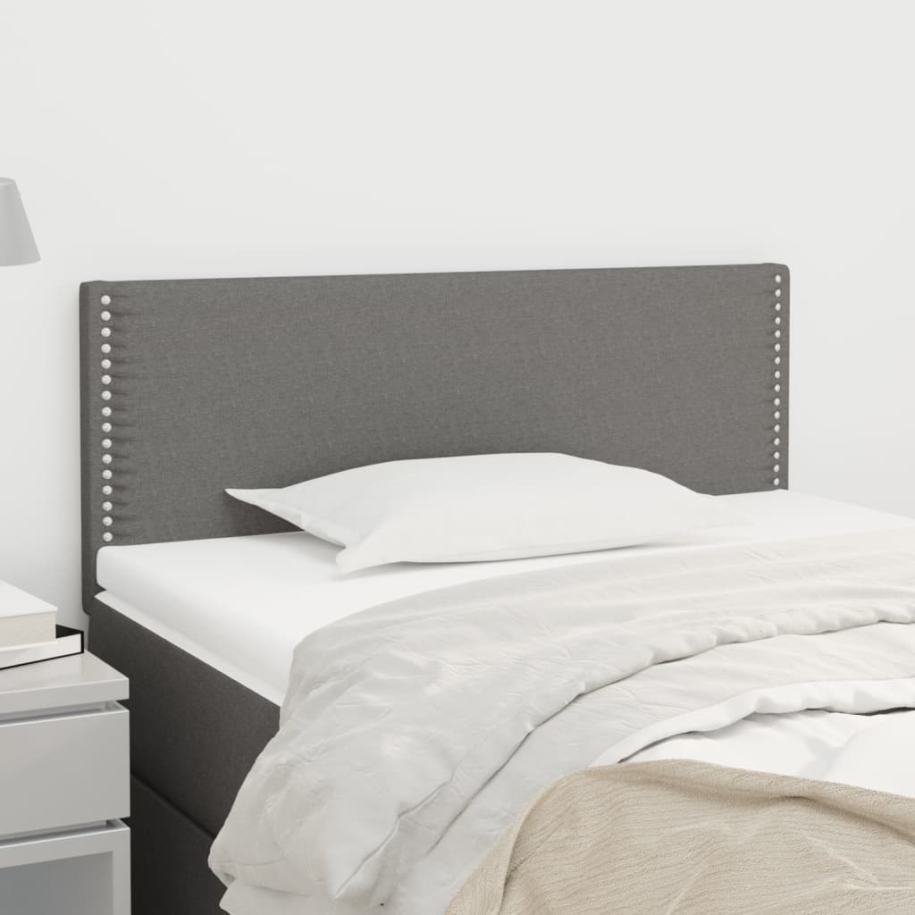 vida XL Kopfteil Dunkelgrau 80x 5x 78/88 cm Stoff