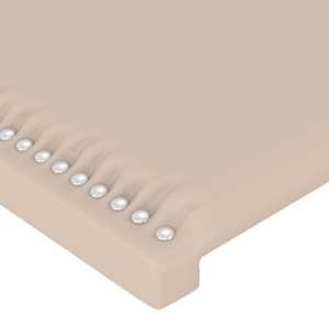 Čelo postele cappuccino 80 x 5 x 78/88 cm umělá kůže - obrázek 4